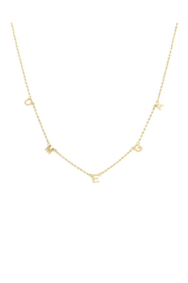 Omega Choker | Gold Omega Choker | Sorority Gold Necklace